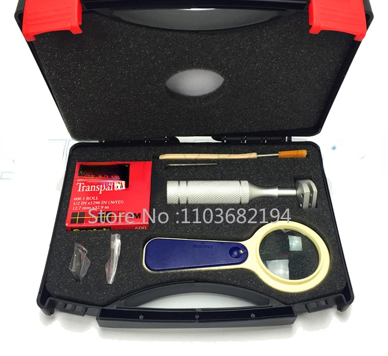 

Qfh Adhesion Tester Hundred Grid Knife (Including 2 Blades and 3M Tape) Paint Film Scriber