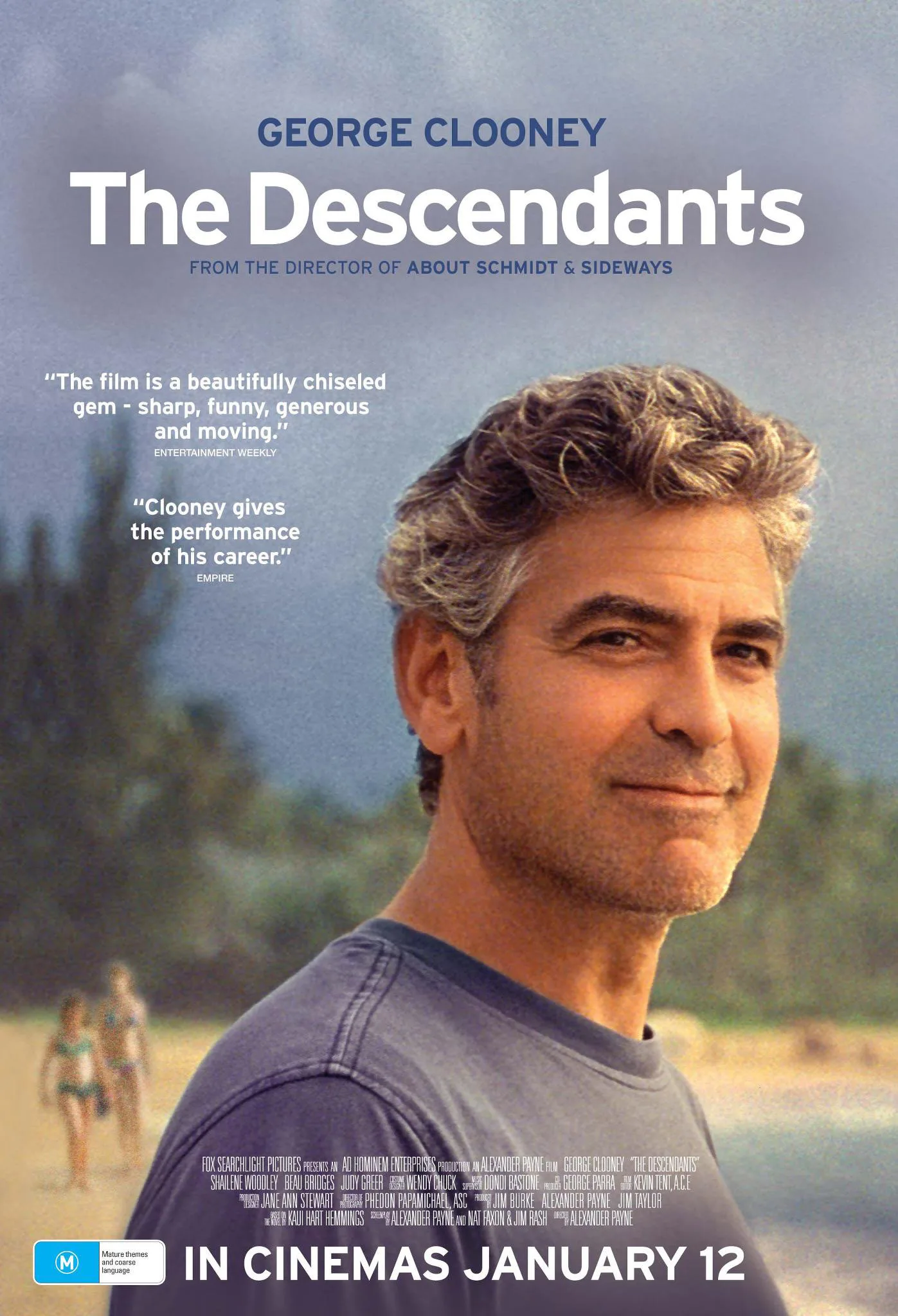 Movie The Descendants (2011) Poster Printing Home Decor Wall Art Painting