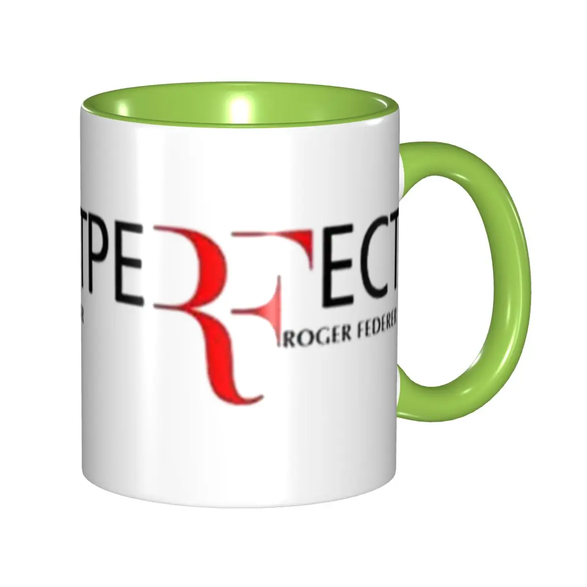 

RF Roger Federer Patch Tennis Mug Funny Ceramic Coffee Cups Tea Mugs Milk Cup Drinkware Gift for Friends