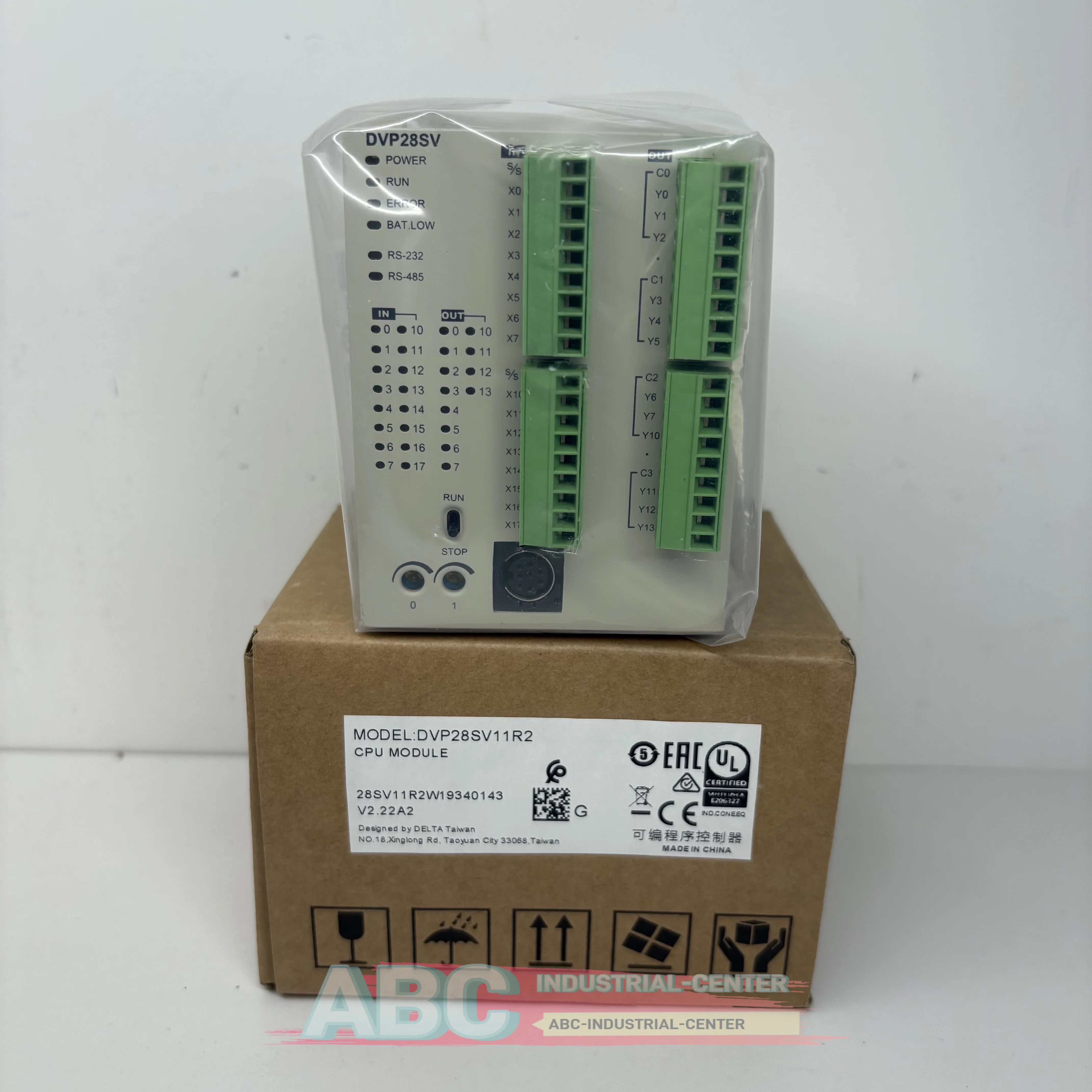 Nuovo modulo controller logico di programmazione di marca DVP28SV11R2