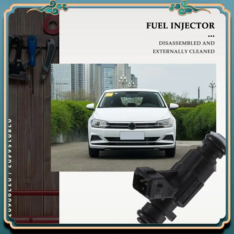 

A42M-4Pcs Fuel Injector Car Accessories For GOLF SAVERIO SPACEFOX VOYAGE CROSSFOX 1.6T 0280156403 032906031R