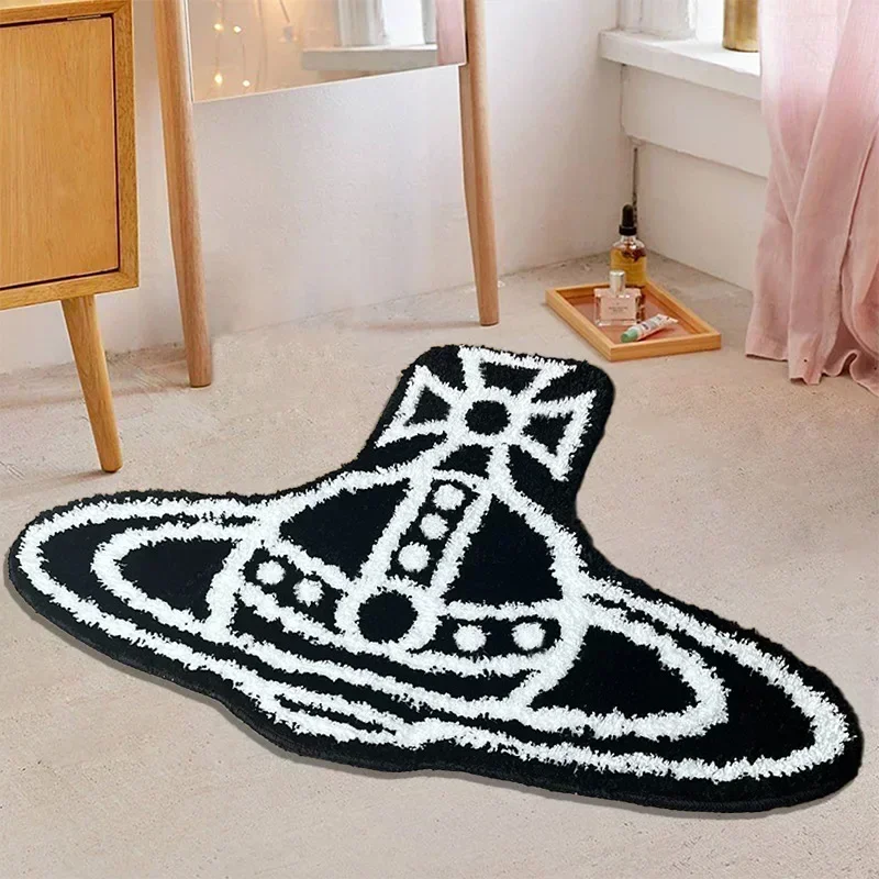 Carpets for Living Room Entrance Carpet Bedroom Cartoon Shaped Creative Halloween Gift Owl Flocked Jacquard Bathroom Floor Mat