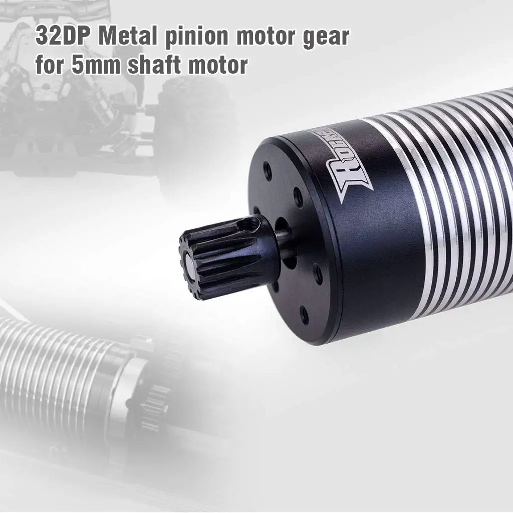 Globact RC ترس 5 مللي متر 32p ترس 13T 14T 15T 16T 17T تصلب المعادن ترس المحرك مجموعة ل RC عربات التي تجرها الدواب سيارة شاحنة كبيرة #4