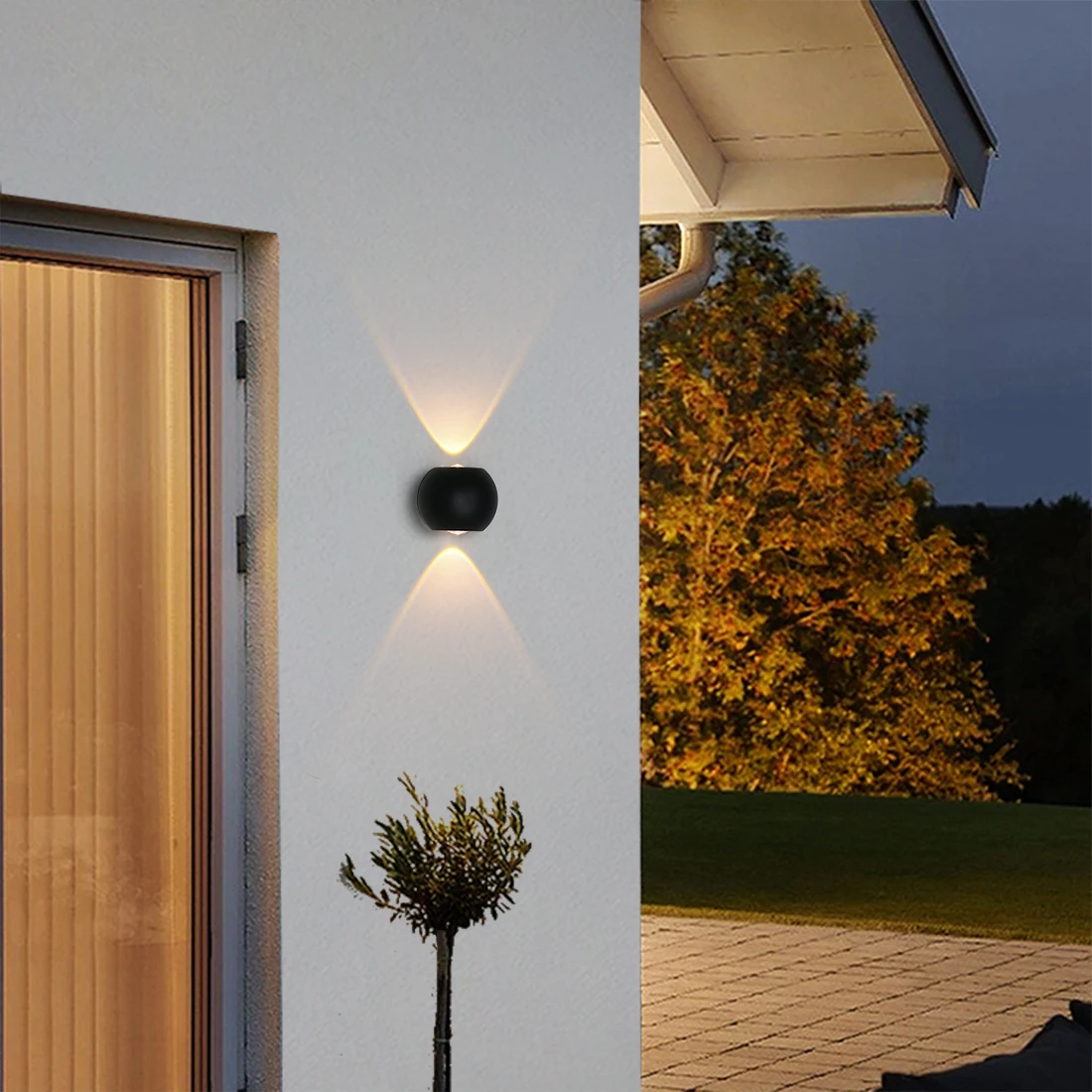 Imagem -06 - Impermeável Led Outdoor Wall Lights Luzes de Lavagem Villa Pátio Varanda Hotel Colunas Escadas 7w Yu41