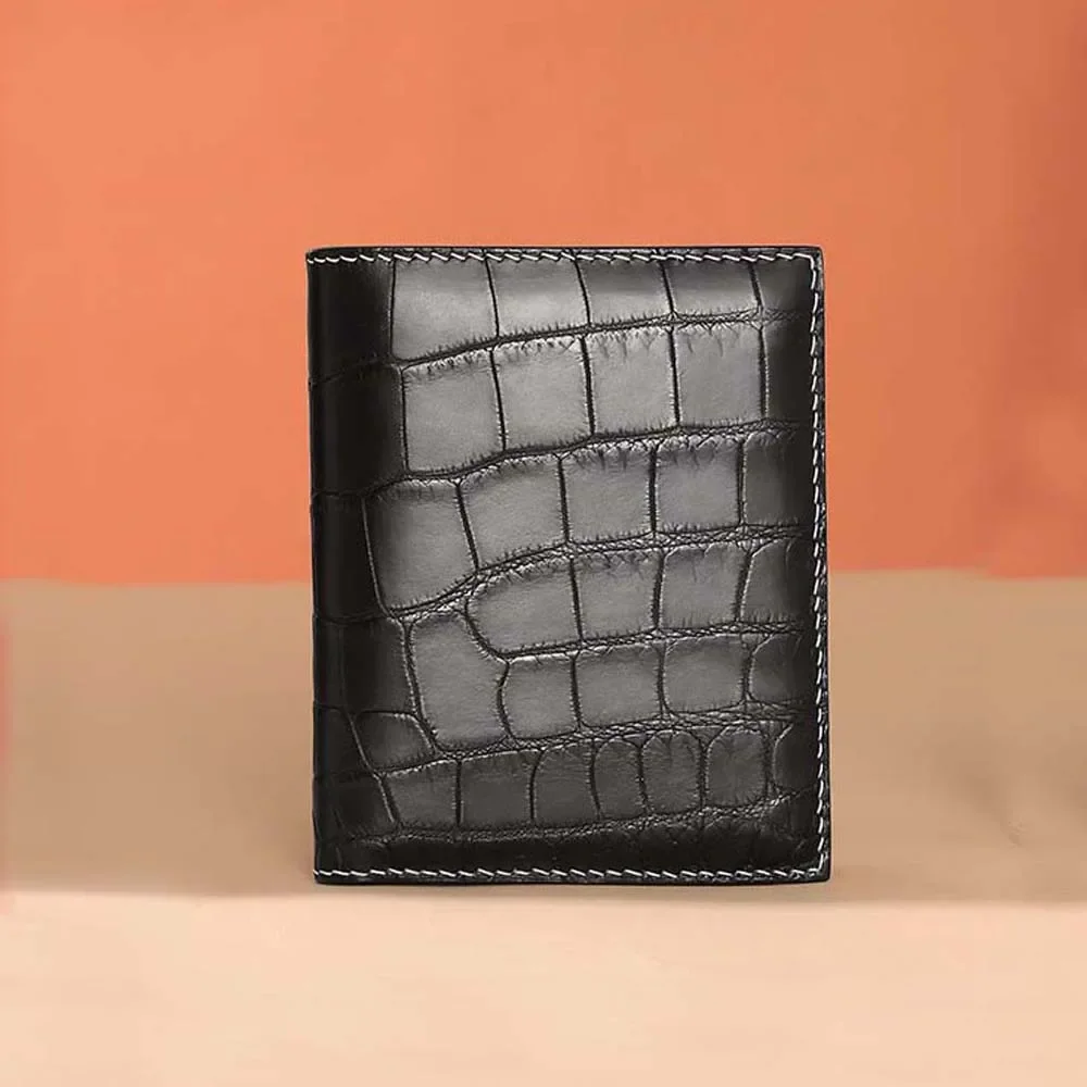 ouluoer  crocodile skin male wallet  male  business  men crocodile  wallet  fashion  Hand sewing male wallet