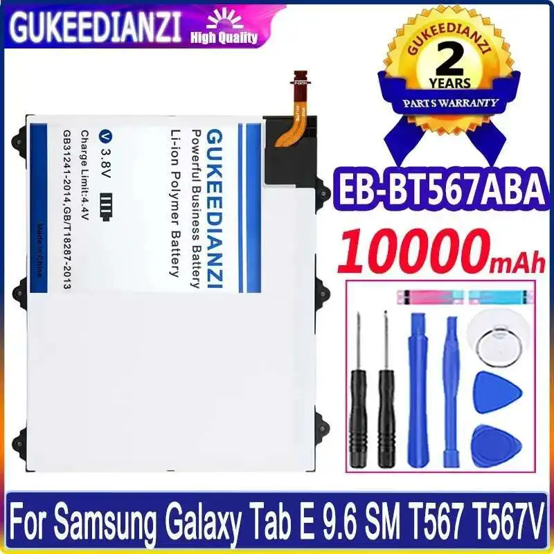 

EB-BT567ABA Safe For Samsung Galaxy Tab E 9.6 SM T567 T567V Reliable Replacement Tablet Battery 10000mAh