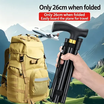 Foldable Aluminum Hiking Cane 1