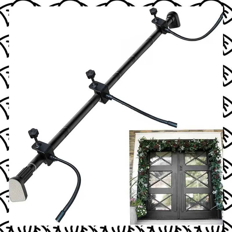 A71Z Suitable For Front Door Hooks, No Need For Screws And Drilling, Adjustable Telescopic Range Of 150-170Cm. image 6