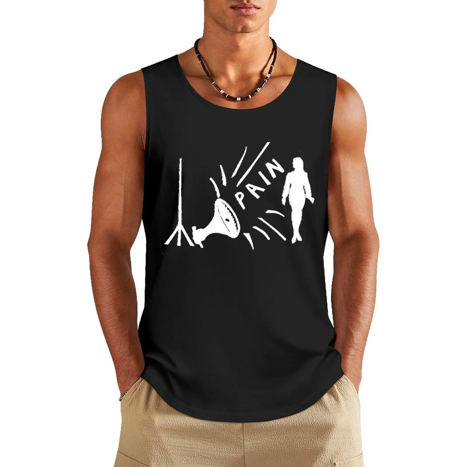 Who Loves Movie Strangelove Just A Boy Print Photographic Tank Top Men's singlets cute tops