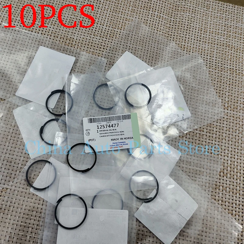 10pcs Engine Camshaft Seal Ring For Buick Regal Chevrolet Colorado Equinox Cadillac 2.4L 12574477