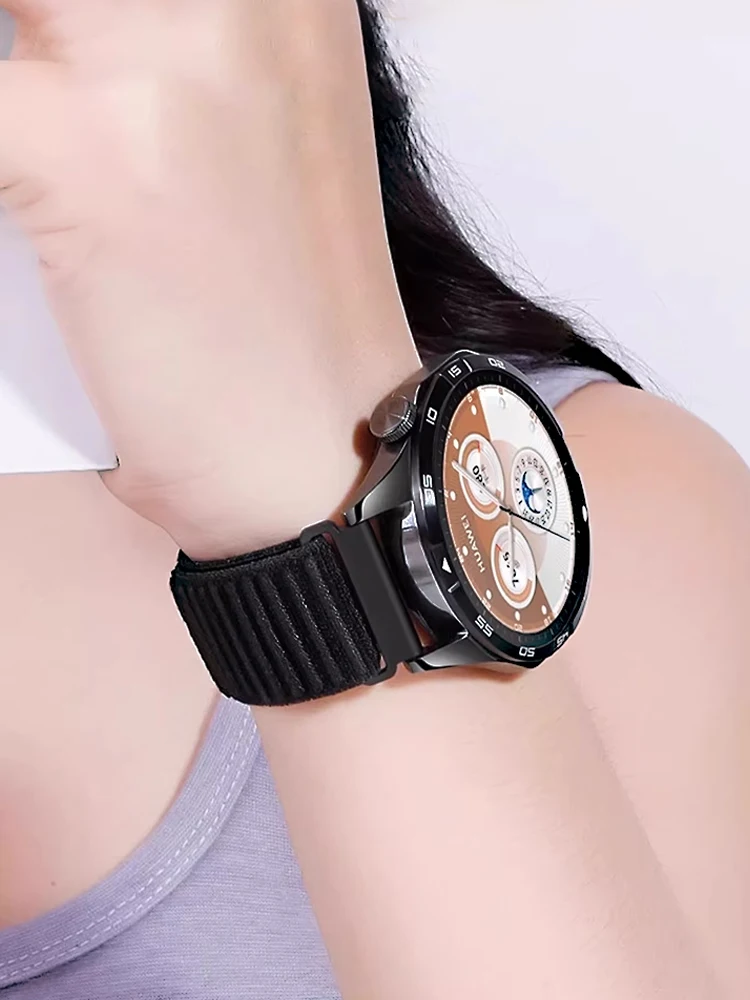 20mm 22mm Straps for HUAWEI watch GT 4/5 Pro/3/2e Field Nylon correa bracelet for Samsung Galaxy watch 7/FE/5 Pro/6 classic Band