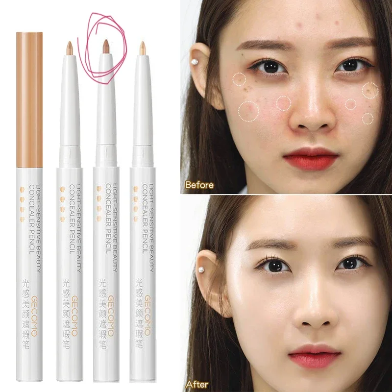 Full Cover Concealer Cover Stick Pencil Conceal Spot Blemish Cream Foundation Waterproof Eyebrow Contouring Makeup Tool Cosmetic