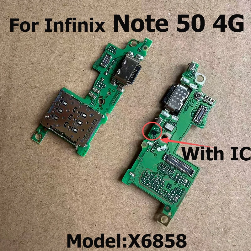 

Для Infinix Note 50 4G USB-порт для зарядки, док-станция, разъем, плата зарядного устройства, гибкий кабель X6858