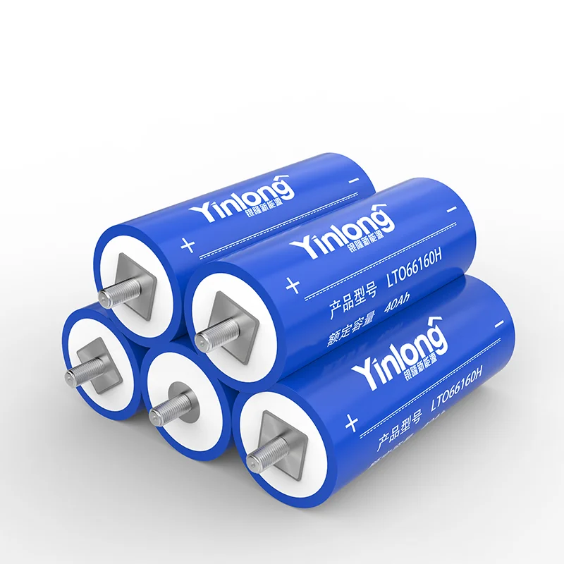 Yinlong 2.3 فولت 40 أمبير LTO66160 بطارية قابلة للشحن 10C التفريغ لتقوم بها بنفسك 12 فولت 24 فولت مقاومة درجات الحرارة المنخفضة بطاريات ليثيوم تيتانات