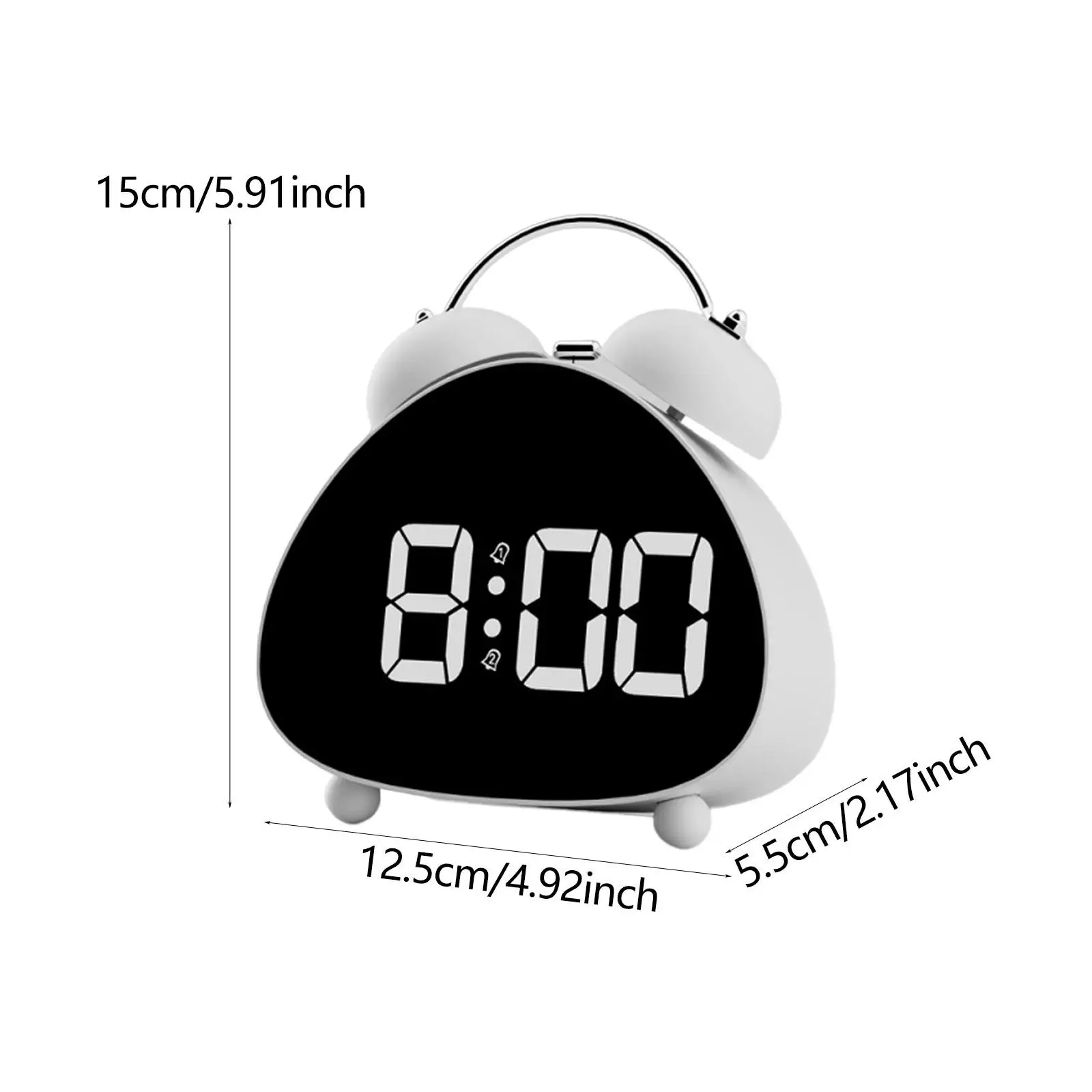 Electronic LED Alarm Digital Alarm Clock Tabletop Clock for Indoor Kids Room