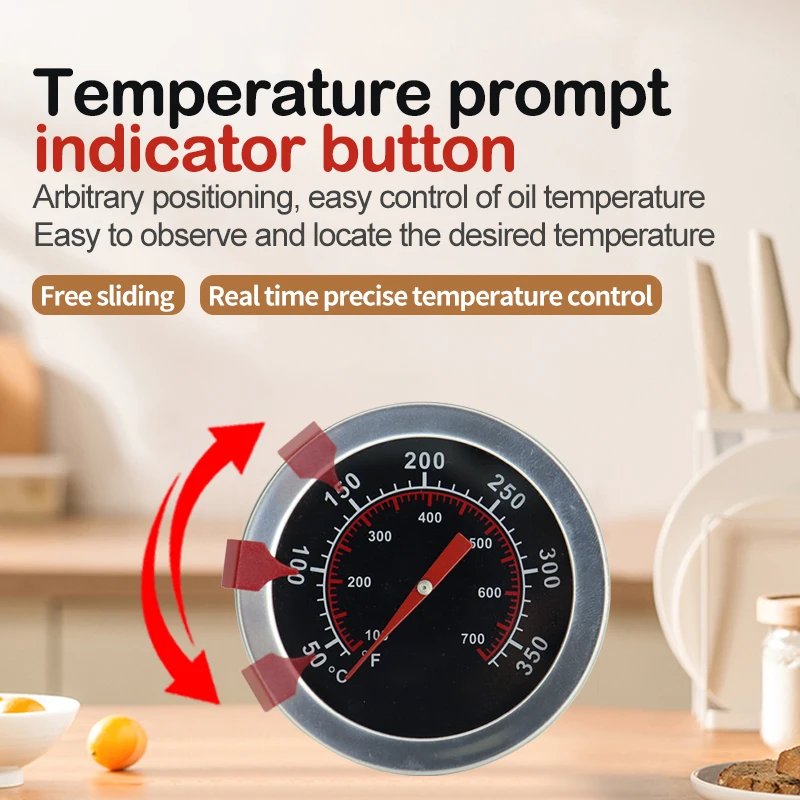 Stainless Steel BBQ Meat Thermometer Meter BBQ Food Cooking Meat Gauge Kitchen Tools