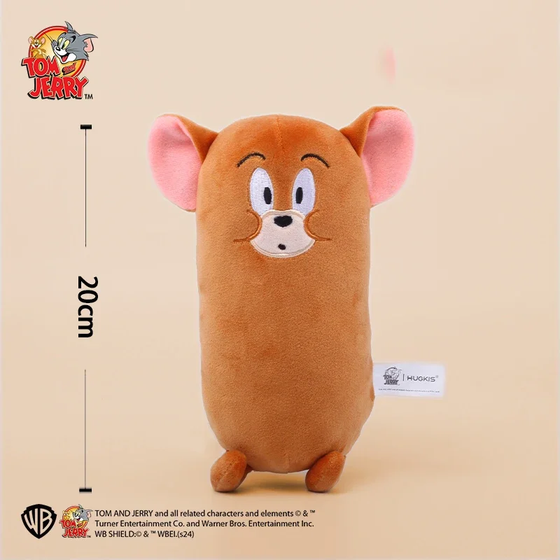 Novo engraçado boneca brinquedos presente-20cm forma longa tom e jerry travesseiro de pelúcia filme & tv mercadoria dos desenhos animados brinquedos animais de pelúcia