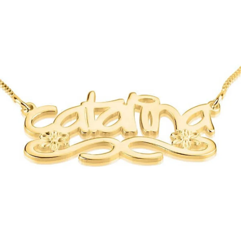 Box Chain Custom Name Necklace Customized Pendant In Stainless Steel  Valentine's Day Gifts For Her for Men And Women