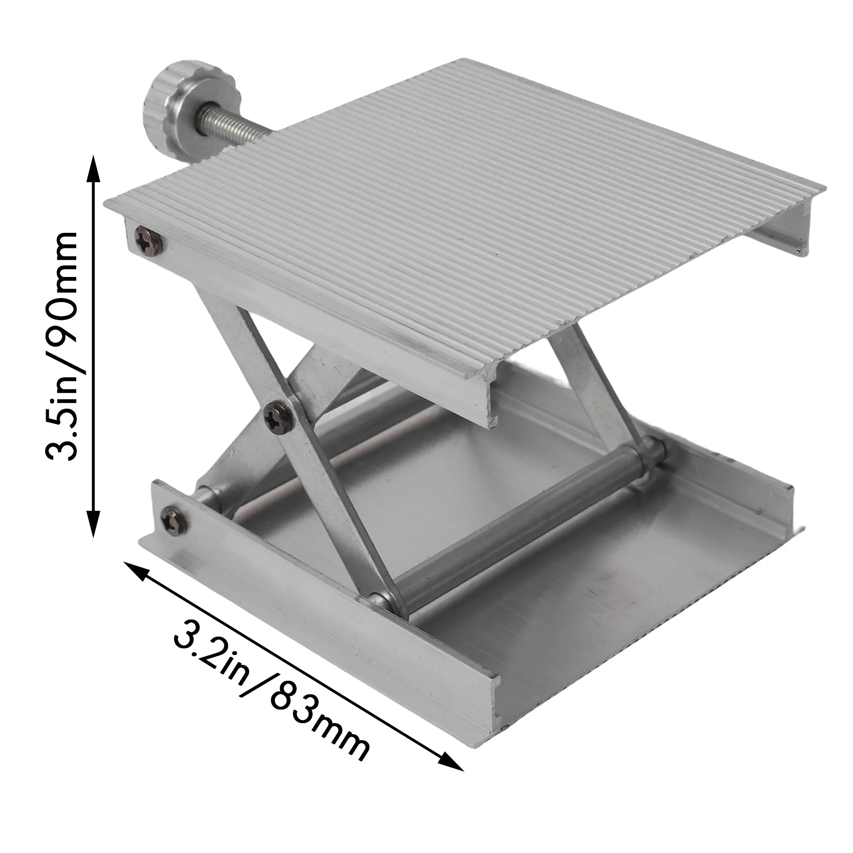 12/16 Wire Rack Horizontal Lifting Platform Adjustable Lifting Platform Supporting 360 Horizontal and Vertical Cross