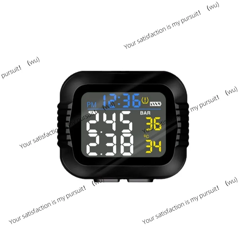 Motorcycle Tire Pressure Monitor Electric Vehicle Detector Wireless Detection System Mini Portable