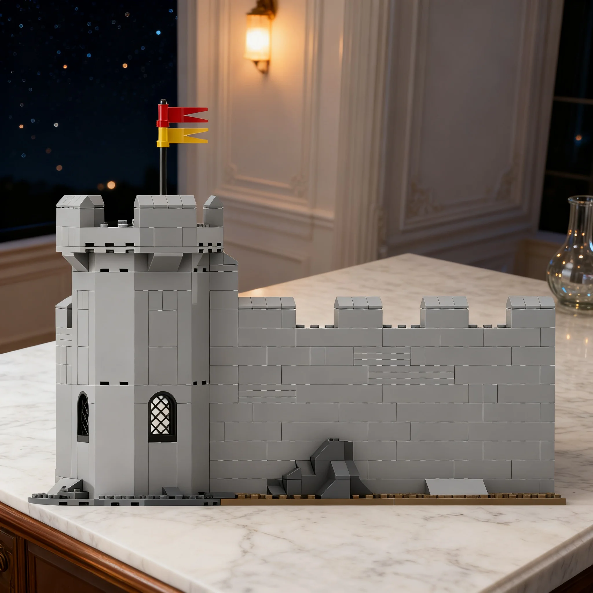 560-pz-moc-mura-medievale-cittadina-espansione-castello-cavalieri-leone-modellino-costruzioni-giocattoli-regali-di-natale-assemblabili