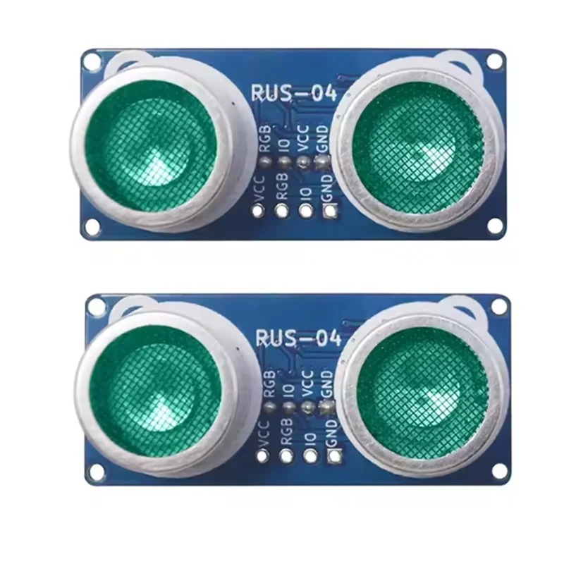 A29F-RUS-04 Ultrasonic Module Sensor Obstacle Avoidance For Robot Car Distance Measuring With RGB Colorful Light 3-5.5V