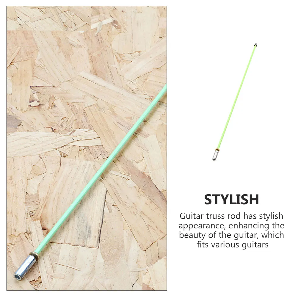 

Green Guitar Rod 480mm Gold Base Replacement Parts Metal Truss Rod for Electric Guitars Bass Guitar Parts Tools GH509