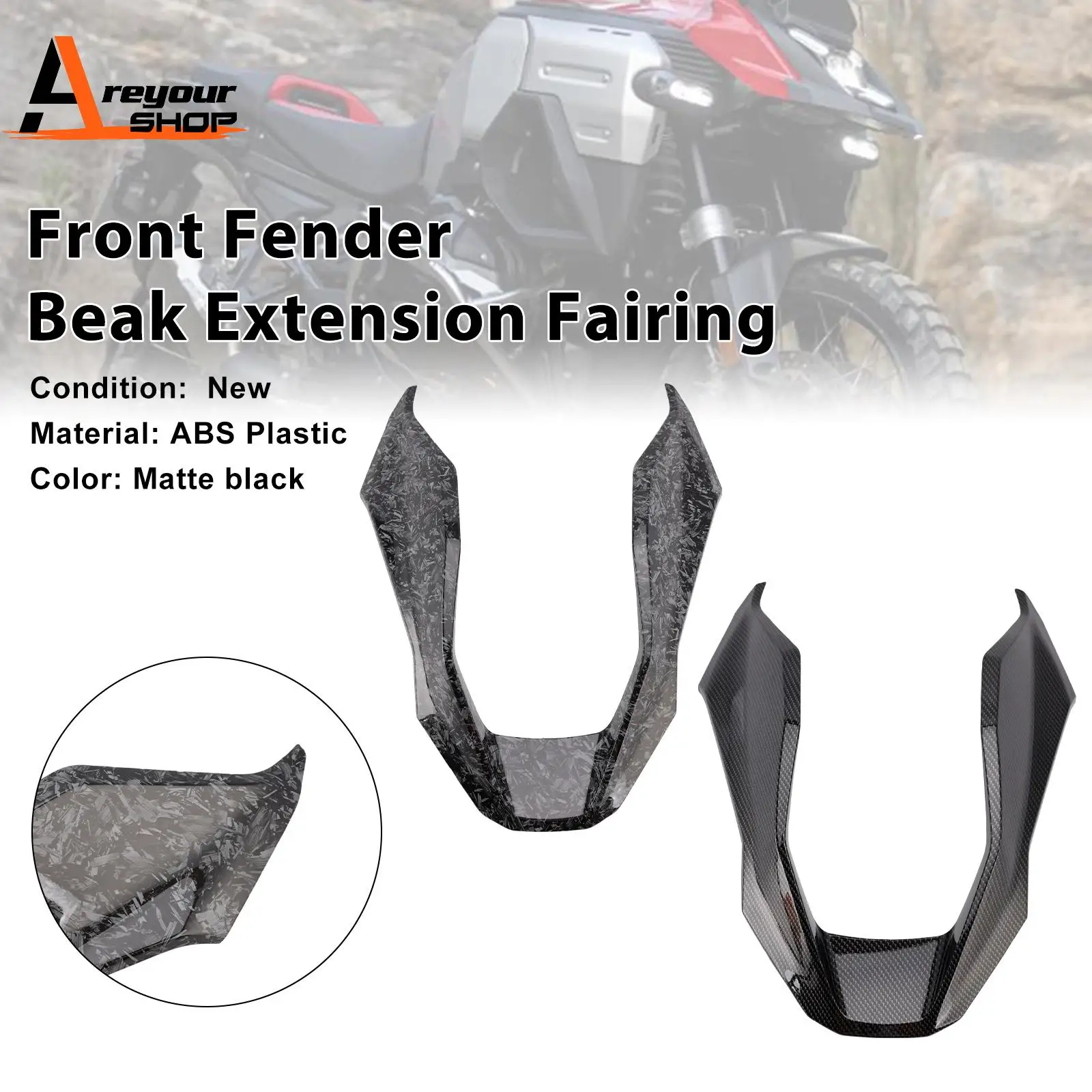 

Front Fender Beak Extension Fairing for BMW R1300GS 2024-2025