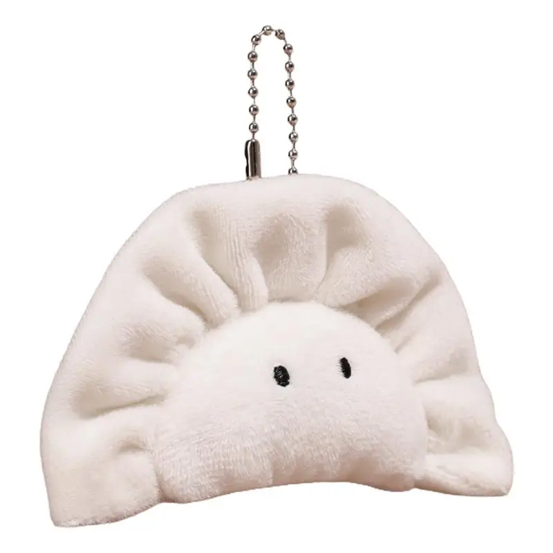 Dumpling Plush Toy Keyrings Dumplings Pendant Toys Funny Dumpling Plush Throw Doll Decoration For Girls Boys Adults Children