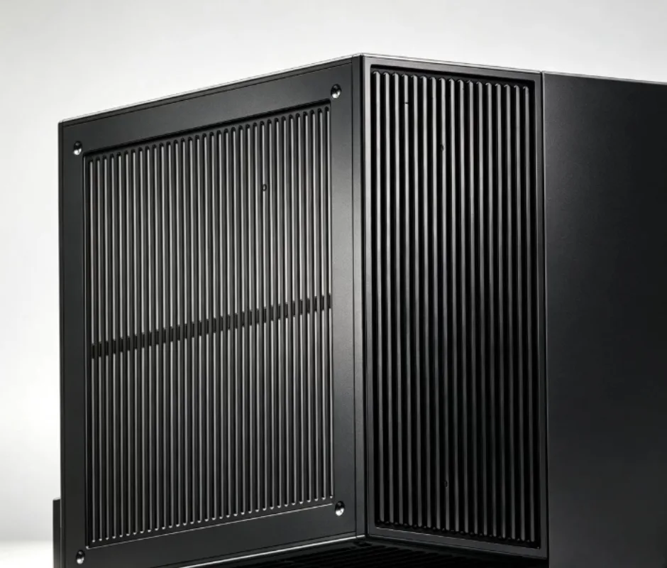 LP-P6 All Aluminum CNC ITX Chassis Support 4060LP 5060LP Graphics Card 1U Power Supply Side Panel