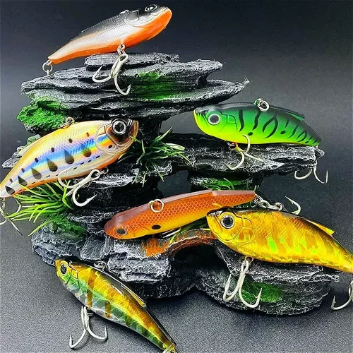 Imagen 2 del producto ZWICKE 7,5 cm 14,5g Señuelos de Pesca hundimiento VIB Wobbler vibración de fundición larga cebo duro Artificial Trolling Jerkbait señuelo de lubina