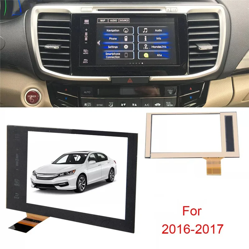Professionele Touch Screen Glas Digitizer Vervanging Voor Honda Accord 2016-2017 Navigatie Radio Lcd-scherm 39101-T3L-A