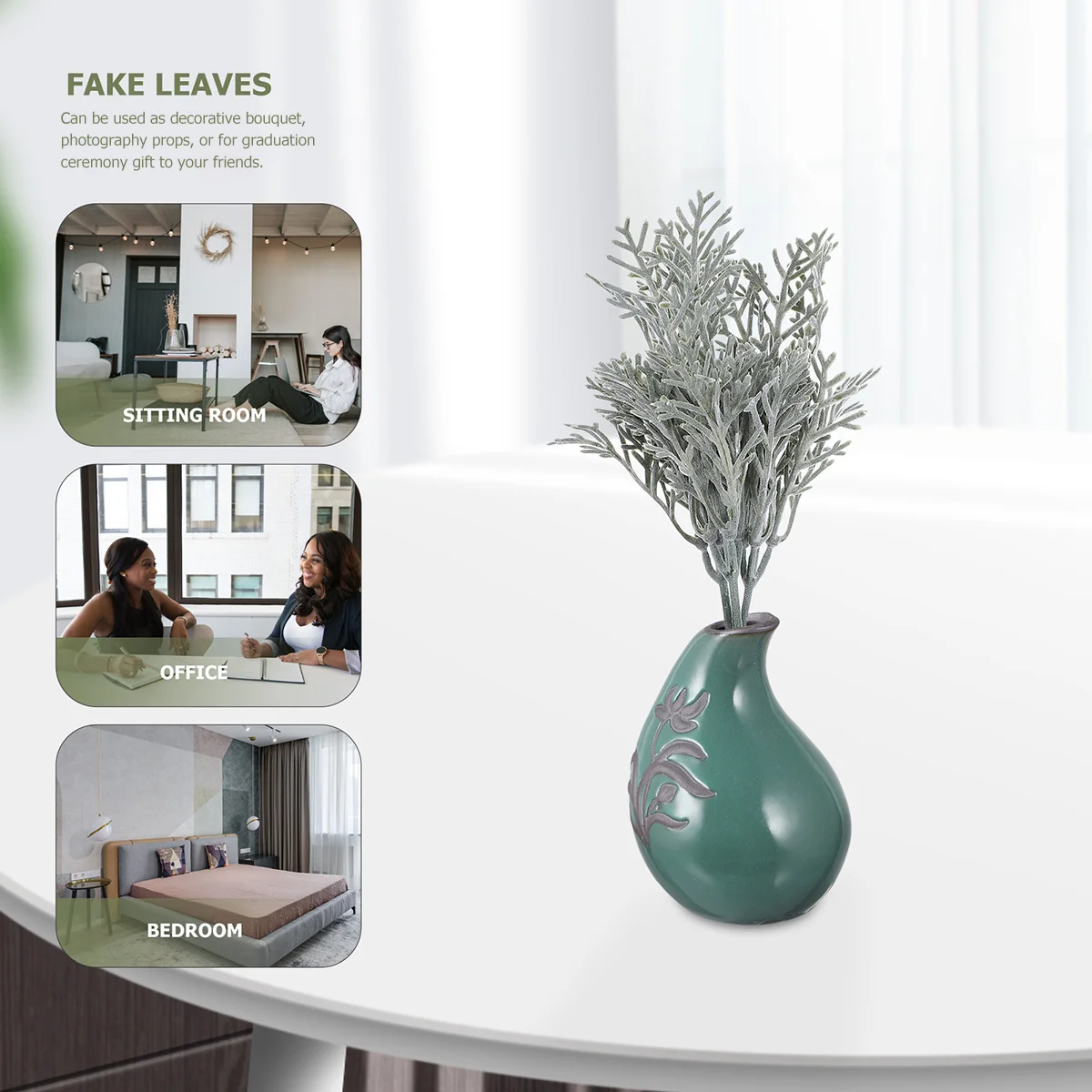 

6Pcs Imitation Flower Arrangement Decor Natural Vivid Scene for Indoor Outdoor Home Wedding Graduation Gifts Artificial Flower