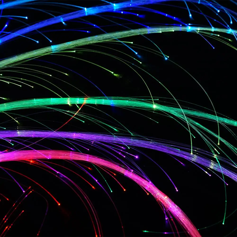 LED-Glasfaser-Peitsche für Raves, 5,6 Fuß 360° ° Schwenkbarer Pixel Whip Dance Space Whip (7 Farben 4 Modi) für LED-Lichtshows und EDM-Tanzfestivals – Detail 9