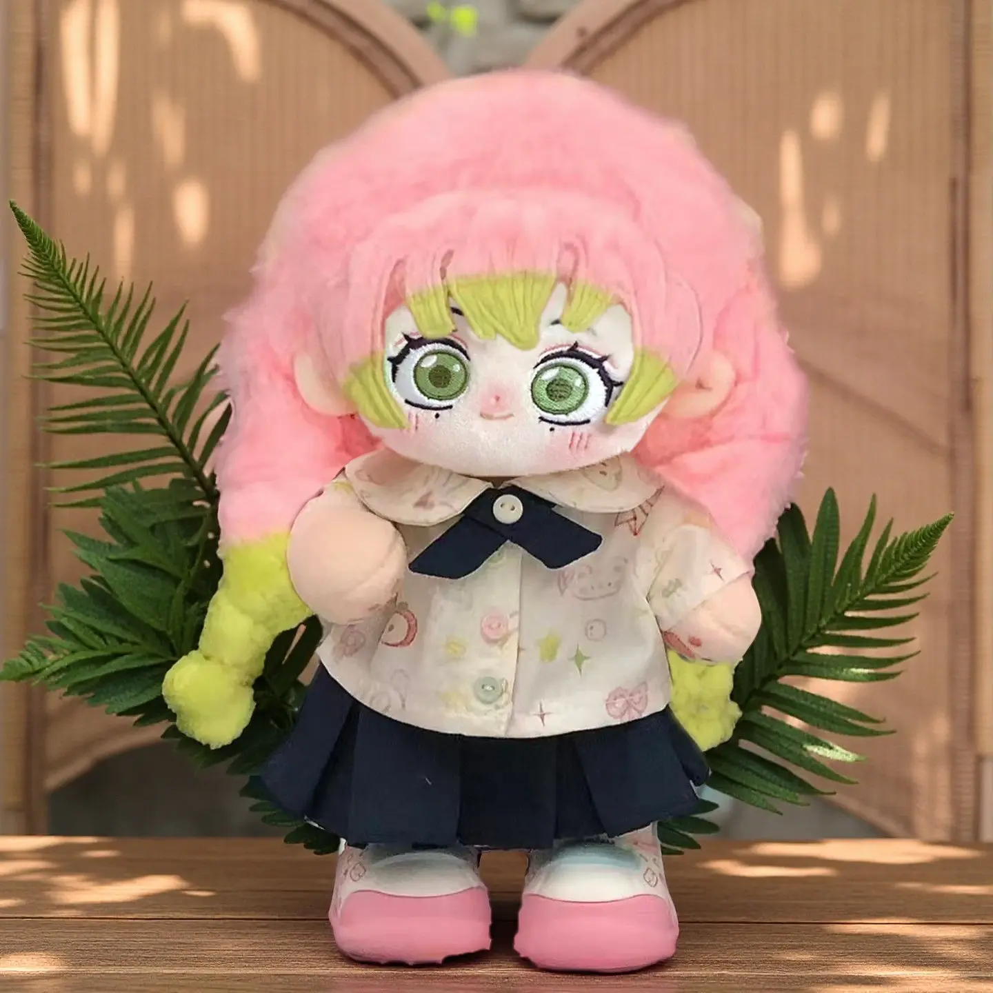 

20cm Cotton Doll Attribute Ganlu Temple Glass Peach Oolong Anime Peripheral Plush Doll Pillow Bedroom Ornament Gift