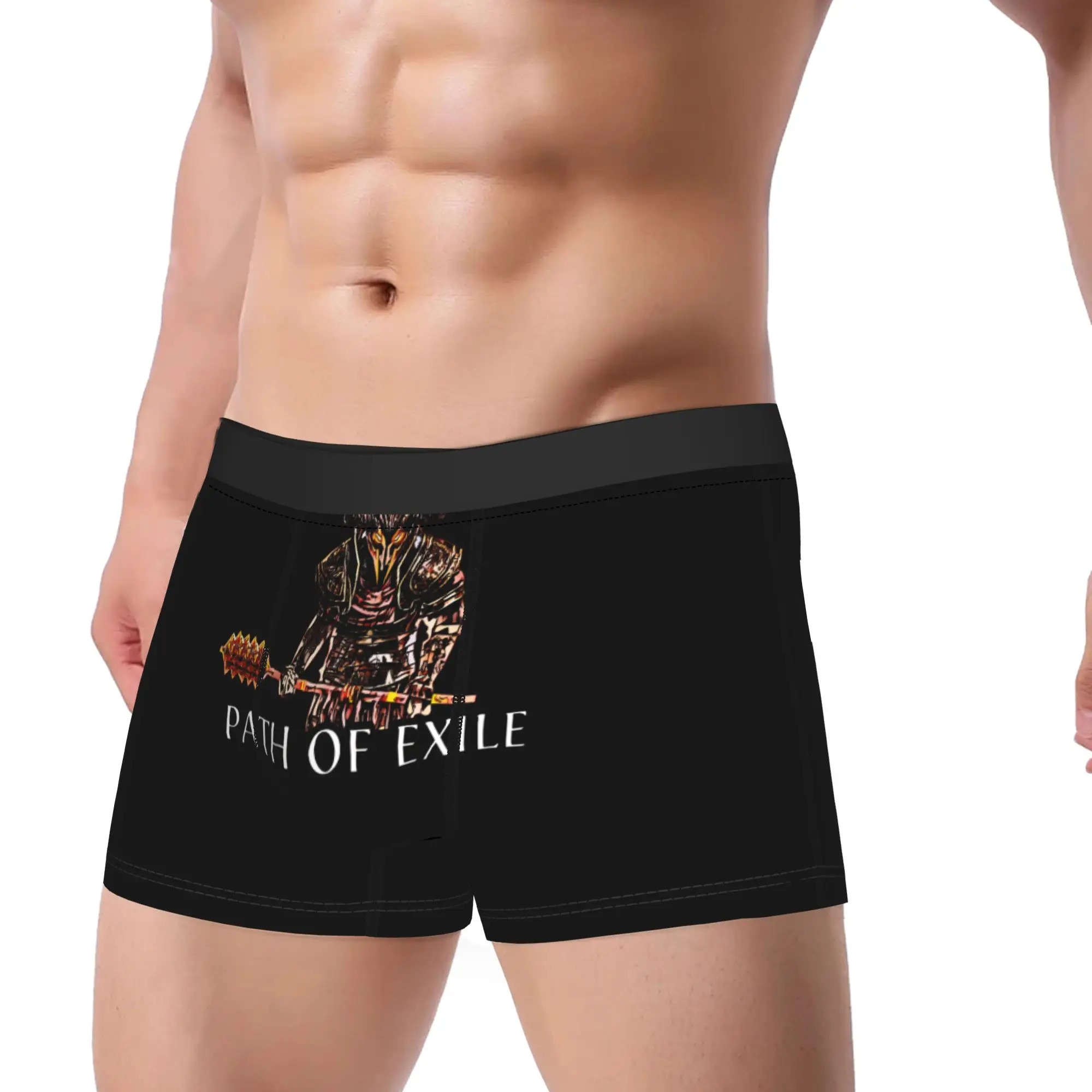 

Мужские трусы-боксеры, шорты, трусы Path of Exile, мягкое нижнее белье Homme, забавные трусы M-XXL