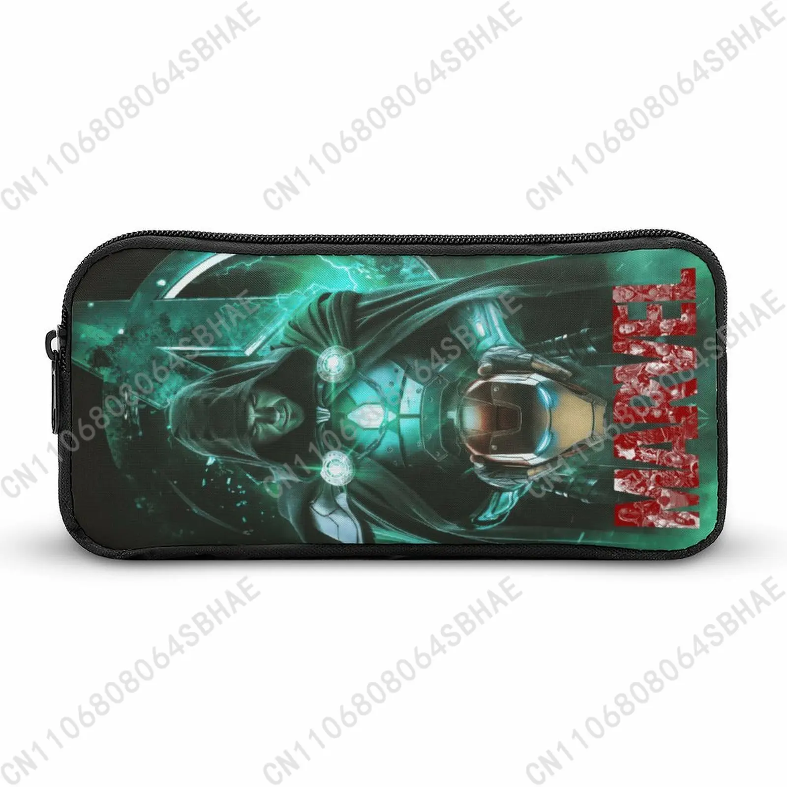 

Marvel Doctor Doom Pencil Case Teens Custom Pattern Simple Pen Bag School Stationery Pouch Personalized Zipper Bag Cosplay