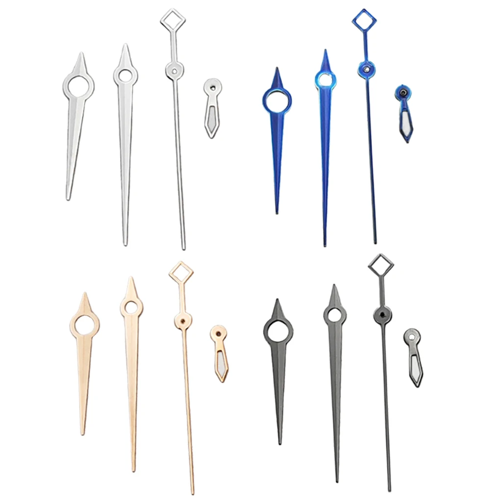 NH39 Watch Hands Silver/Gold/Blue Fit NH39 Automatic Movement Watches Pointer Accessory Part