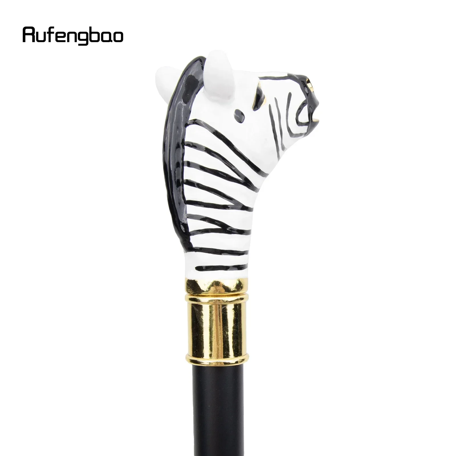 السيراميك زيبرا الحصان رئيس الحيوان موضة عصا للمشي ديكور Cospaly خمر حفلة عصرية عصا للمشي Crosier 93 سنتيمتر