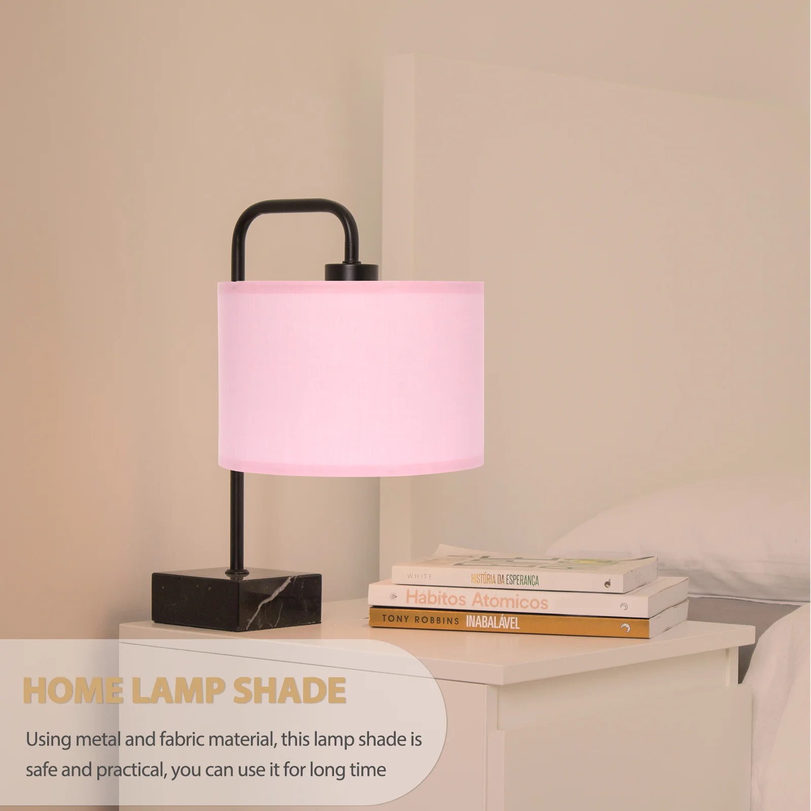 

Cloth Lampshade For Ceiling Desk Lamps, Detachable Pink Drum Light Cover, Replacement Shade For Chandelier Wall Lighting,