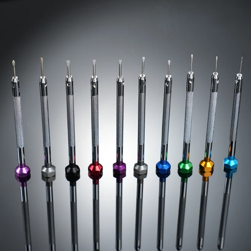 Набор отверток для часов из нержавеющей стали, прецизионные часовые отвертки для ремонта часов, инструменты для часов