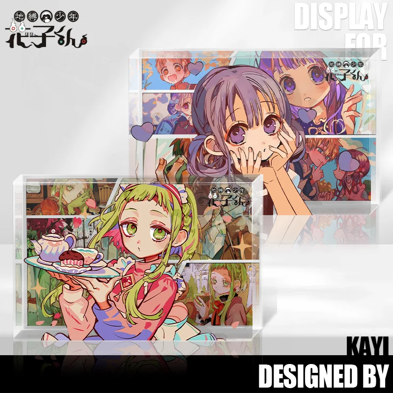 2025 لعبة الطوب الأكريليك Hanako-kun المرتبطة بالمرحاض كارتون Yugi Amane Yugi Tsukasa الشكل سطح المكتب ديكورا مجموعة مروحة الدعامة التأثيرية