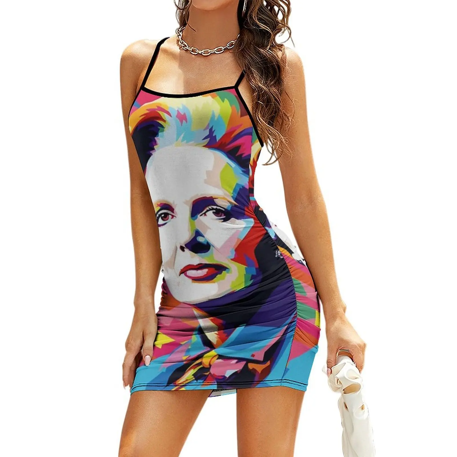 

Thatcher Pop Art 2 Sling Dress Dress woman sensual sexy dress for women summer daily chic and elegant woman