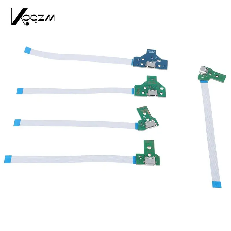 USB Charging Port Socket Circuit Board For 12Pin JDS 011 030 040 055 14Pin 001 Connector For PS4 Controller