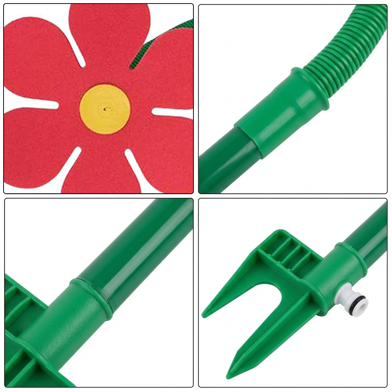 360-degree Sprinkler Lawn Garden Sprinkler High-quality ABS Material Reliable Watering Sunflower-shaped Design Yellow For Lawn