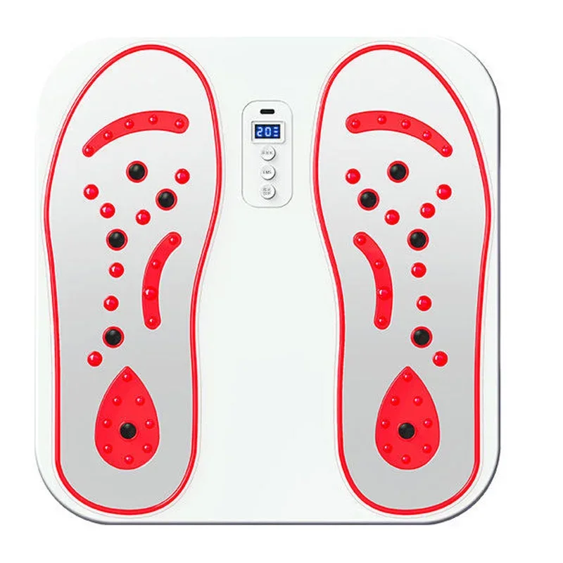 

Foot Massage Ems Low Frequency Foot Massage Vibration Multifunctional Hot Compress Foot Massager Mat With