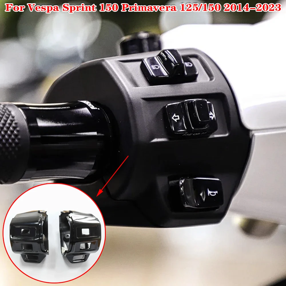 For Vespa Sprint 150 Primavera 125/150 2014-2023 Motorcycle Control Switch Cover Turn Signal Botton Protector