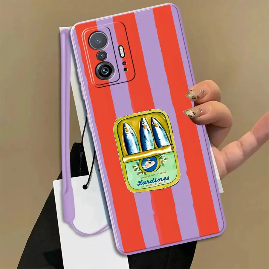 

Color Fish Funny Case for Xiaomi Mi 11 12 Lite 13 10T 11T 12T Pro Soft Funda Back Phone Cover