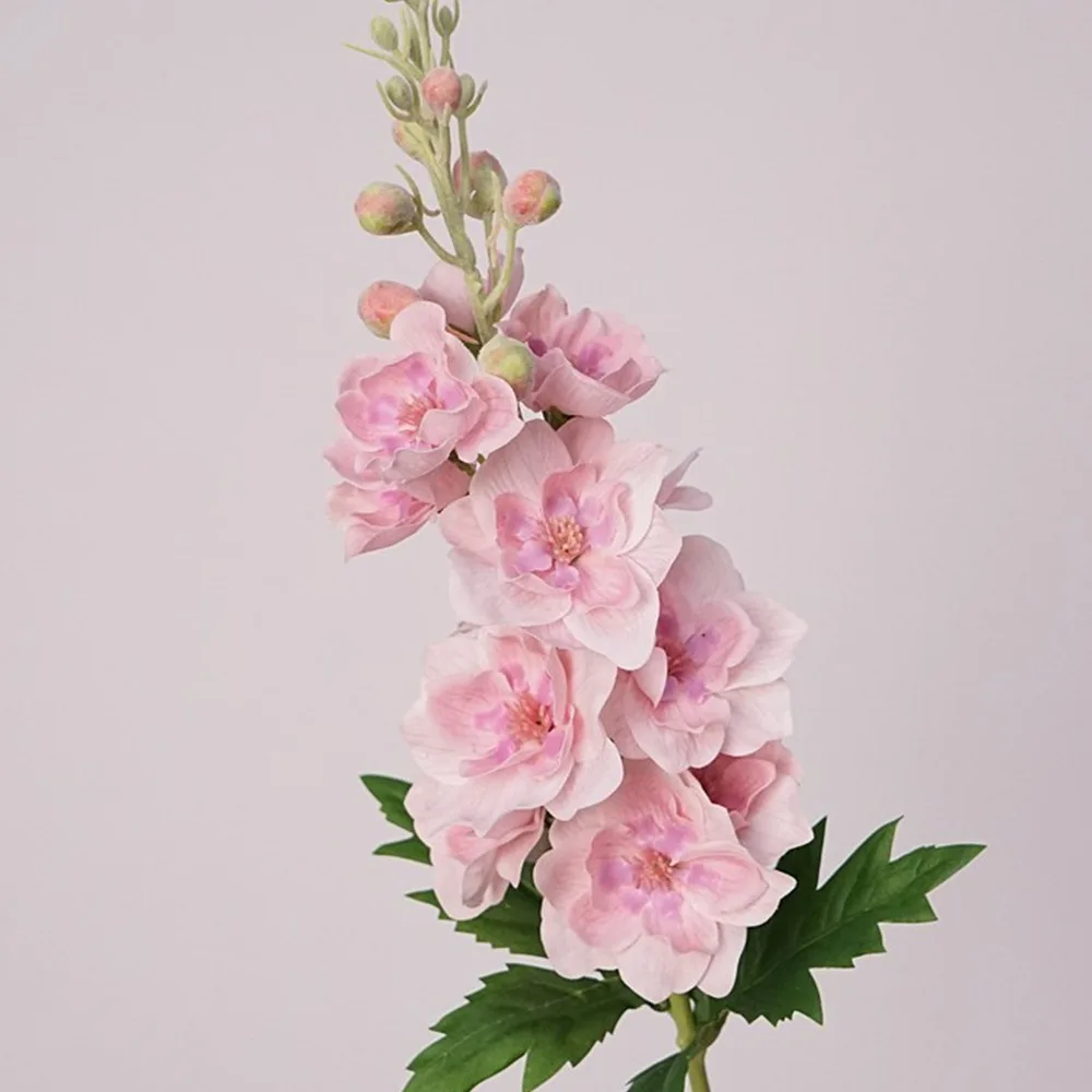 

72cm Artificial Delphinium Flower Lifelike Real Touch Delphinium Stem Moisturizing Simulation Flower Wedding Bouquet