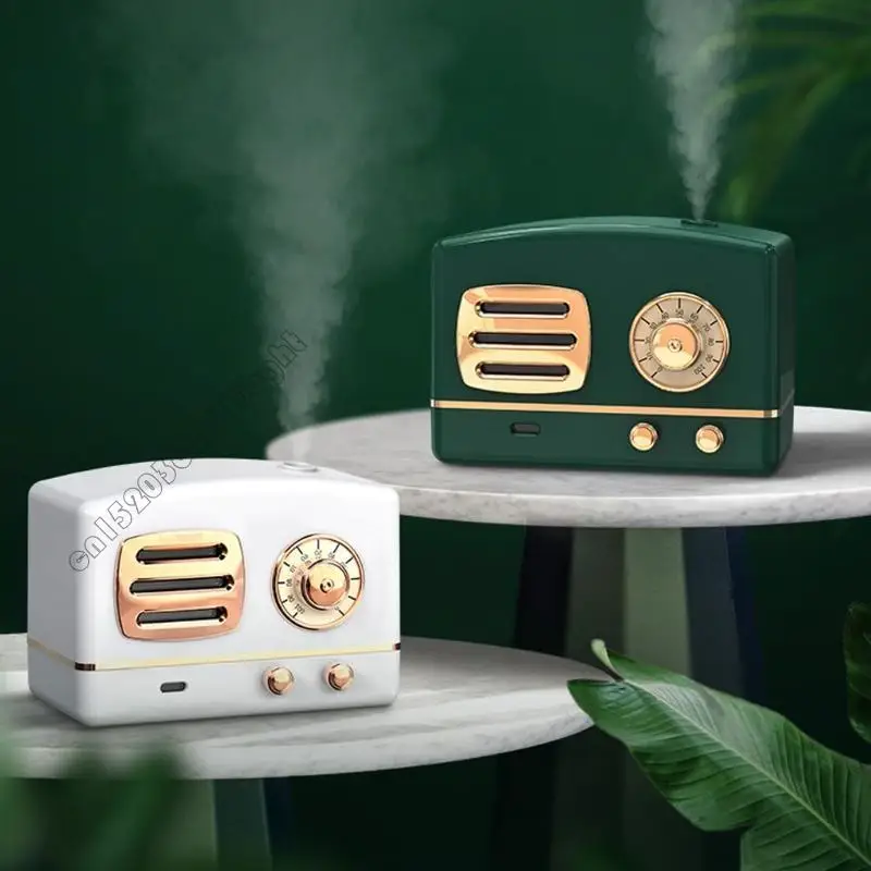 

Retro Radio с большой емкостью портативный настольный увлажнитель воздуха USB Maker 4xfb